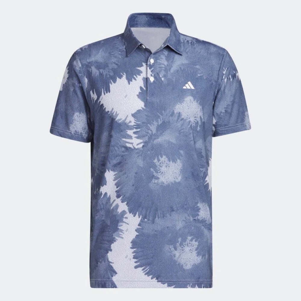 Adidas Flower Mesh Polo Blue/White