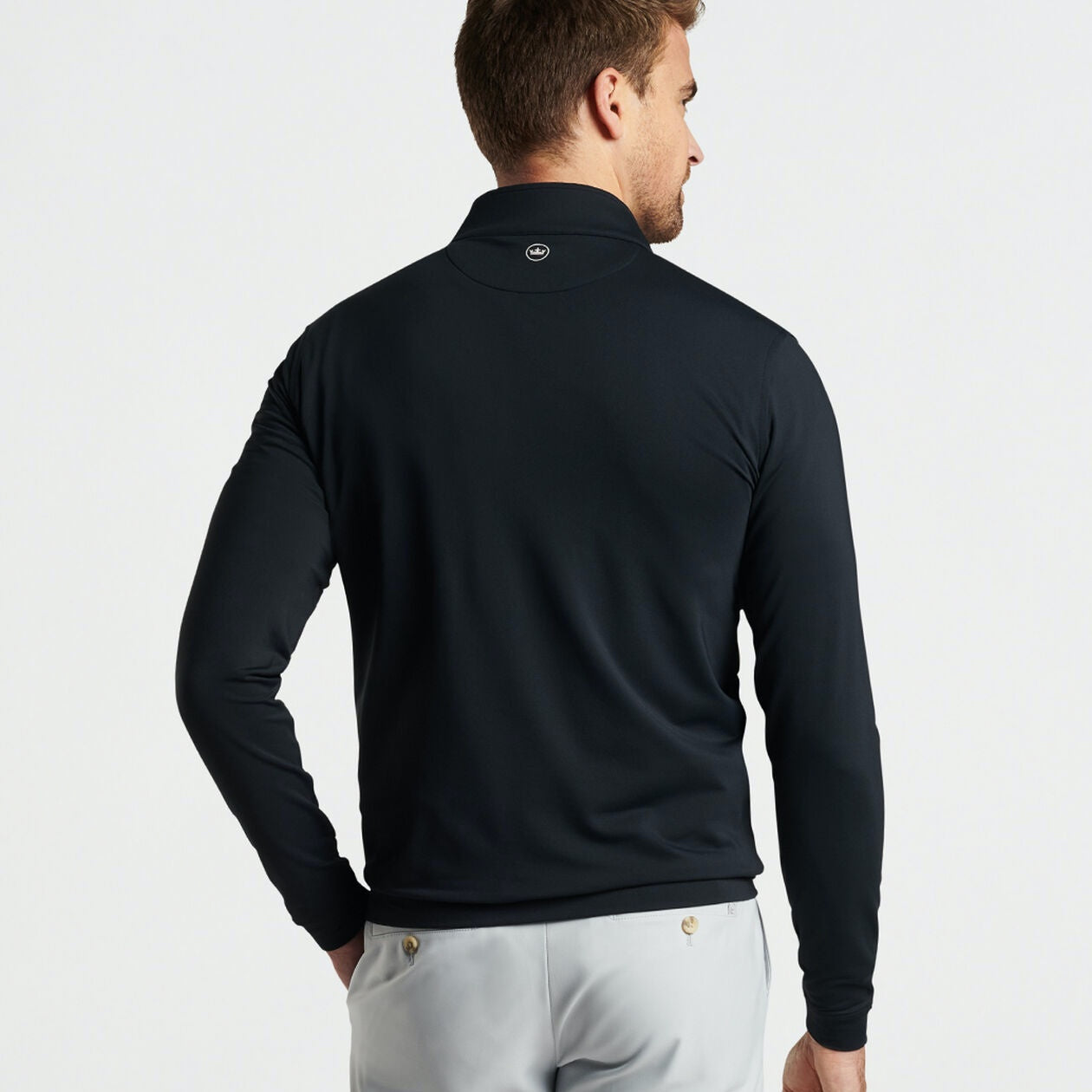 Peter Millar 1/4 Zip Black