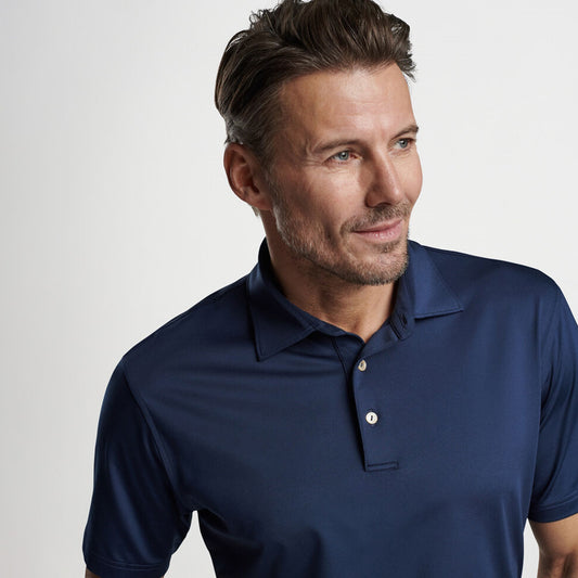 Peter Millar Solid Performance Polo Navy