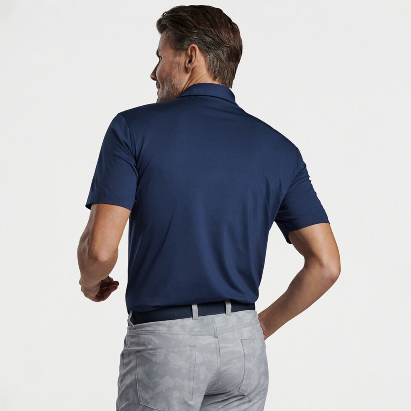 Peter Millar Solid Performance Polo Navy
