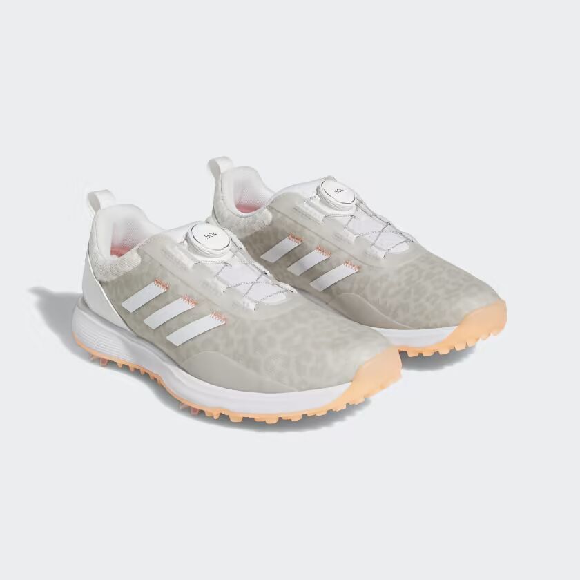 Adidas S2G BOA Womens Golf Shoes - Cloud white/coral