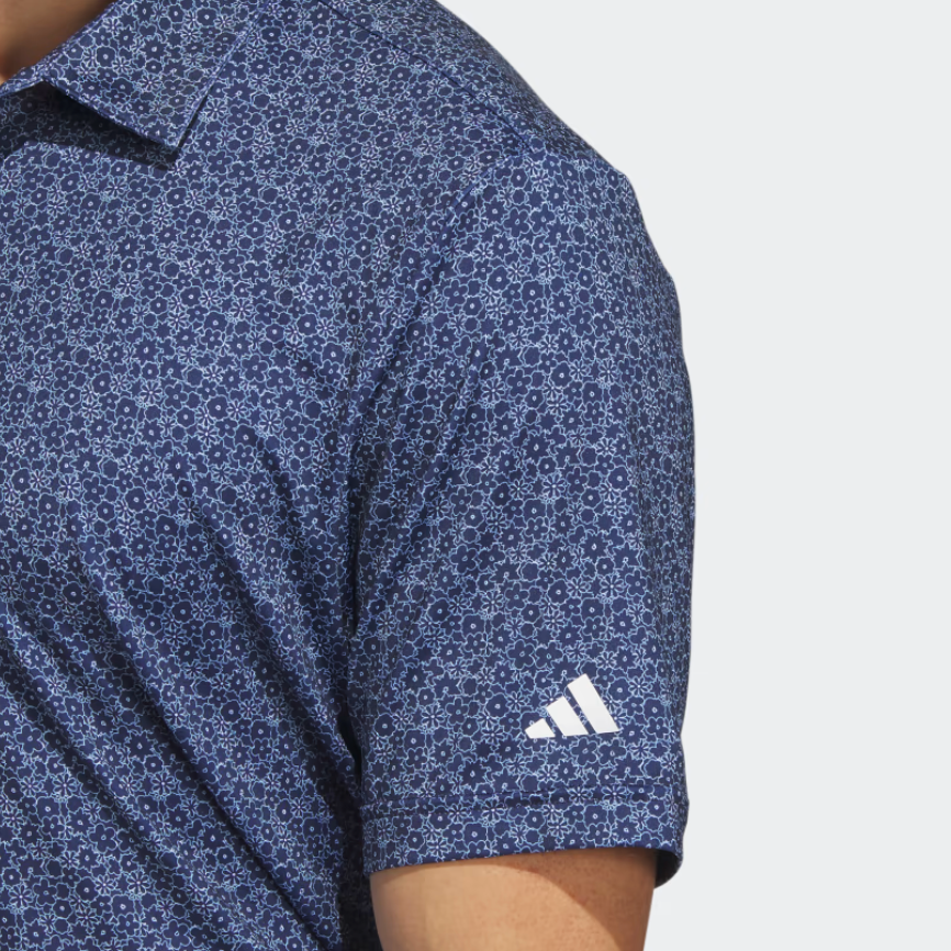 Adidas ULT Allover Print Polo Navy