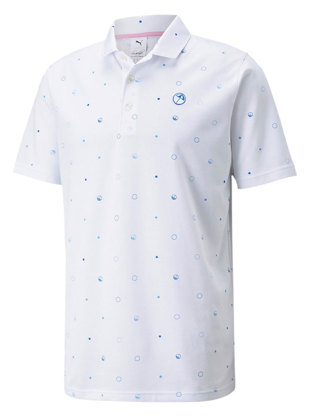 Puma Arnold Palmer Legacy Print Polo White/Blue