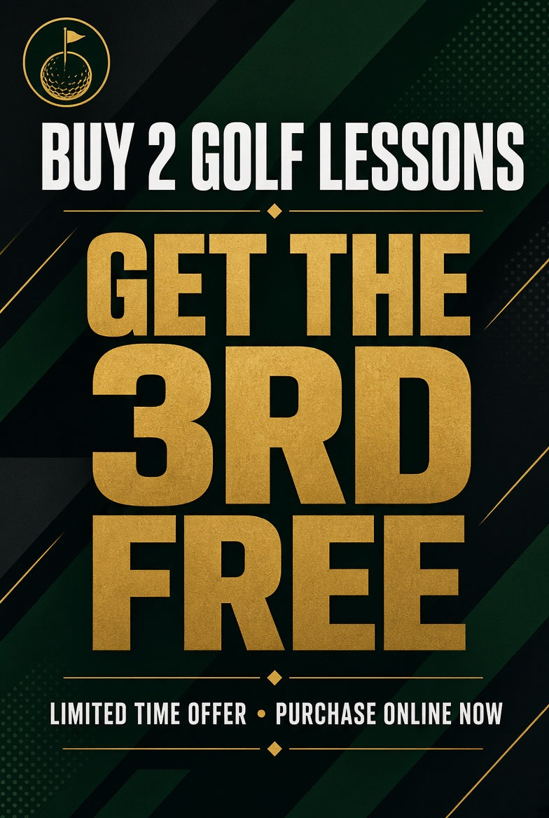 2 x Golf Lesson 3rd for free Voucher