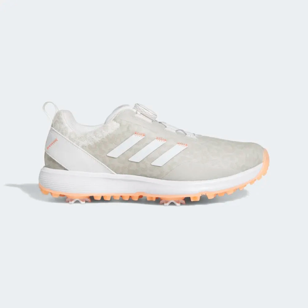 Adidas S2G BOA Womens Golf Shoes - Cloud white/coral