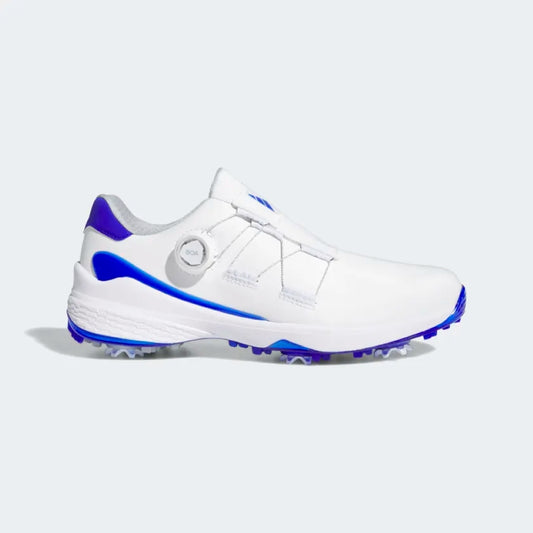 Adidas ZG23 Boa White/Blue Spiked Golf Shoes