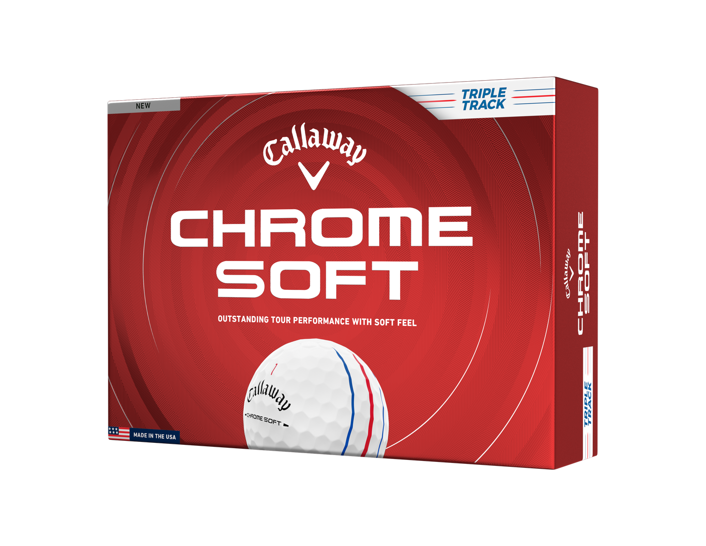 Callaway Chrome Soft Triple Track Golf Balls Dozen