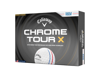 Callaway Chrome Tour X Triple Track Golf Balls Dozen