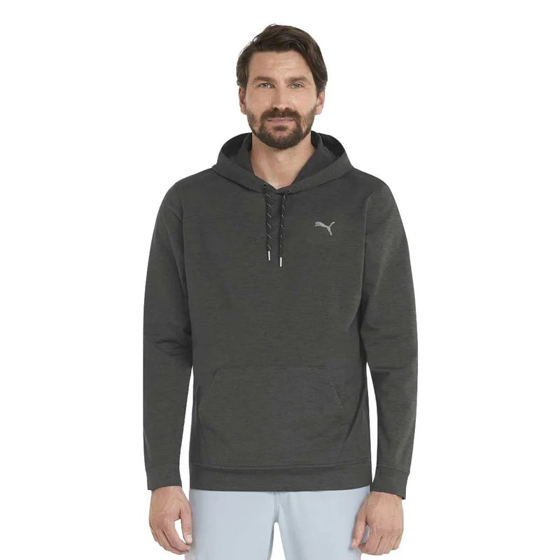 Puma Cloudspun Progress Hoodie Black Heather