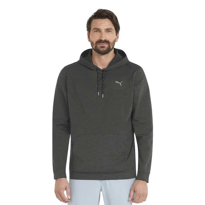 Puma Cloudspun Progress Hoodie Black Heather