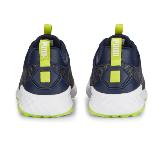 Puma Fusion Pro Spikeless Peacoat Lime Golf Shoe