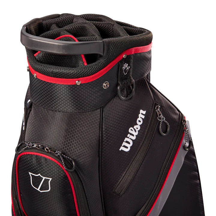 WIlson Lite Cart Bag Black/Red